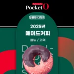 2025년 매머드커피 메뉴 가격 정리